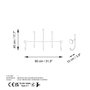 Wallity Iyon-B Gancho de pared metálico Blanco